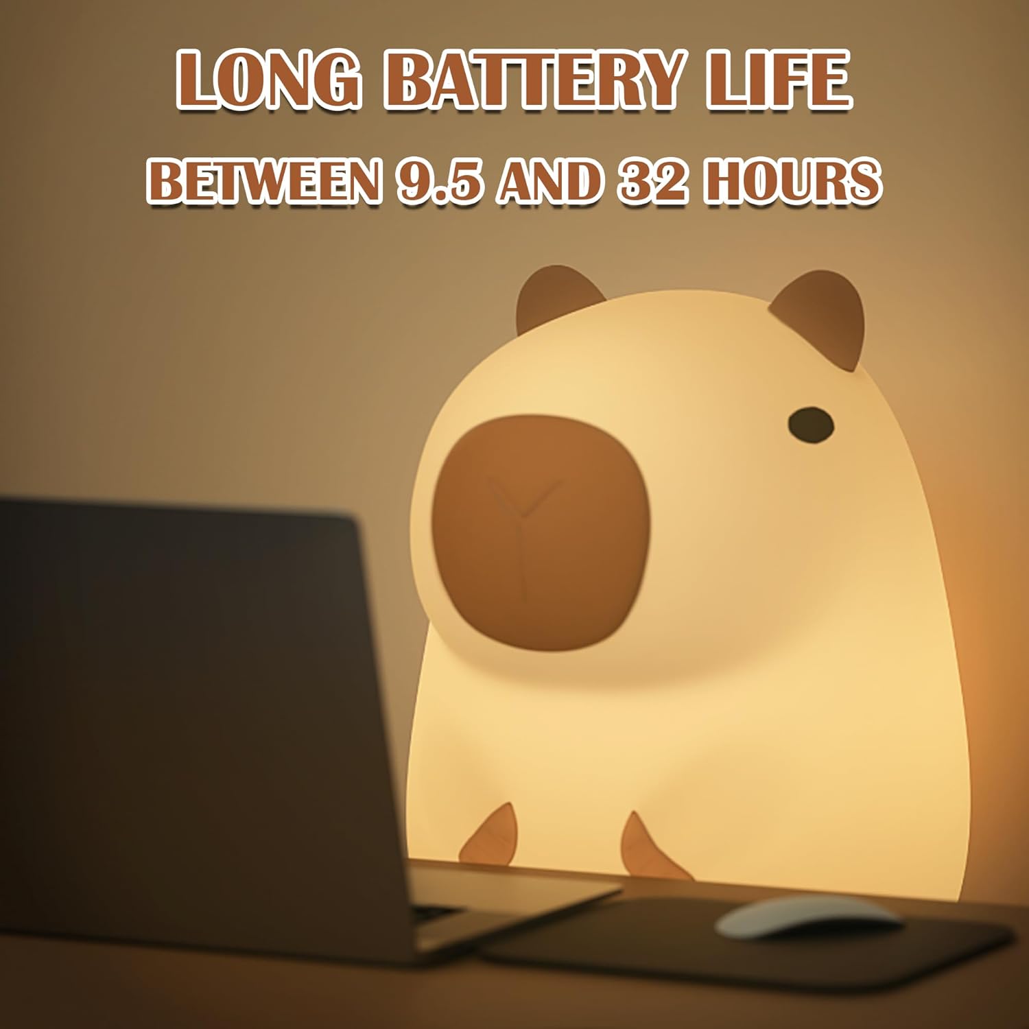 GlowBuddy™ Capybara Silicone Nightlight