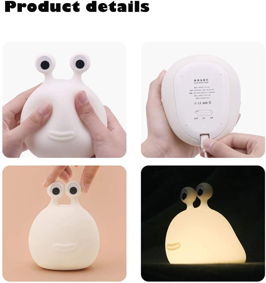 GlowBuddy™ Slug Silicone Nightlight