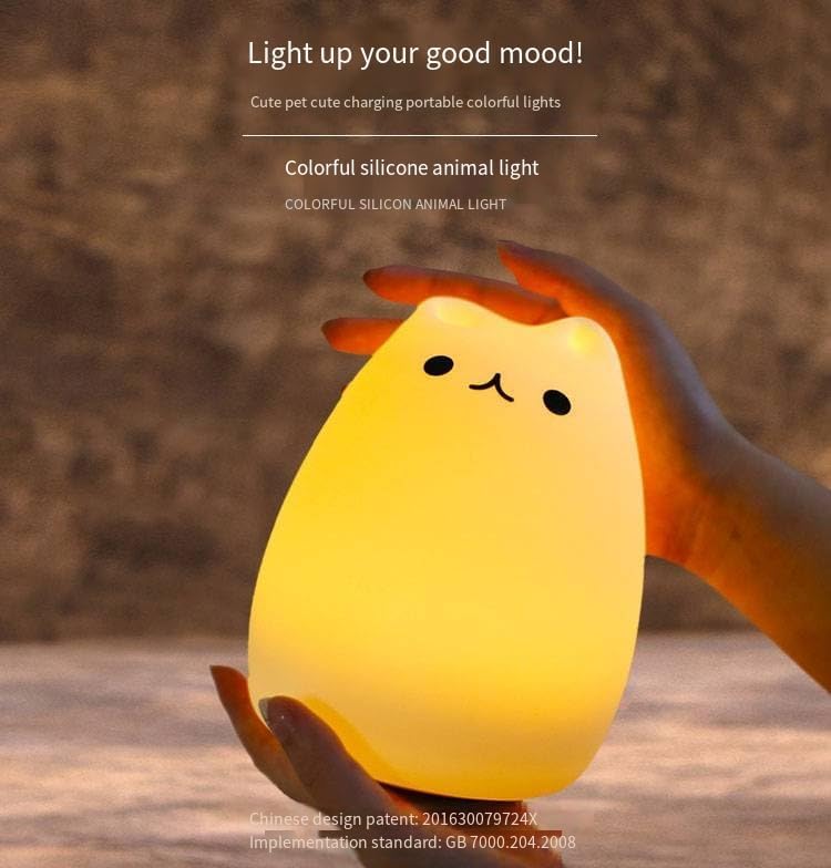 GlowBuddy™ Kitty Silicone Nightlight