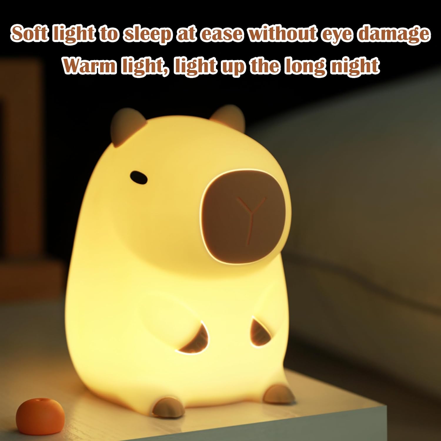 GlowBuddy™ Capybara Silicone Nightlight