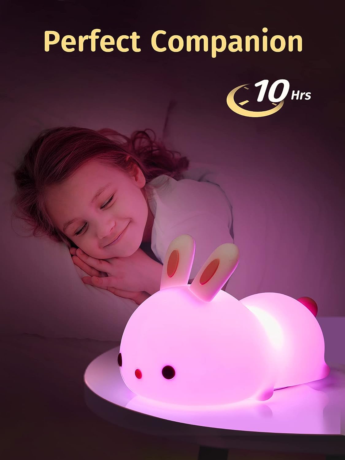 GlowBuddy™ Bunny Silicone Nightlight