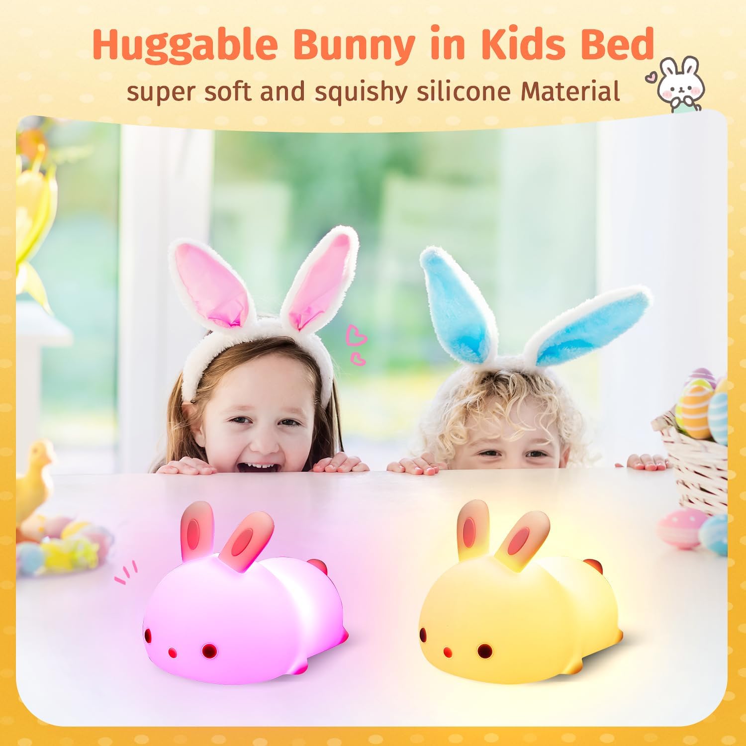 GlowBuddy™ Bunny Silicone Nightlight