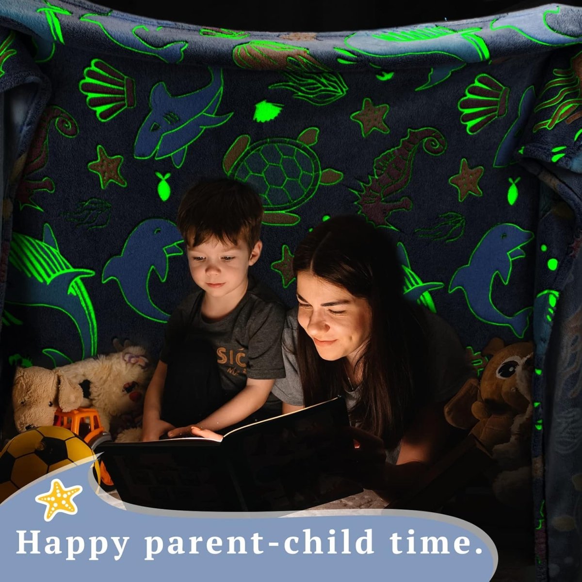 GlowBuddy™ SeaGlow Blanket – Dive Into a Magical Ocean Dream