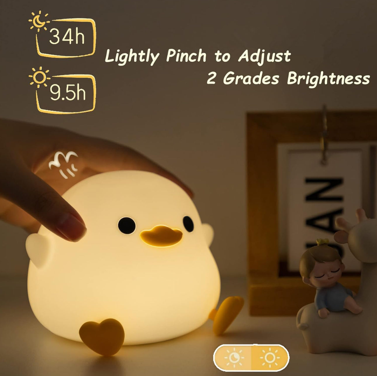 GlowBuddy™ Duck Silicone Nightlight