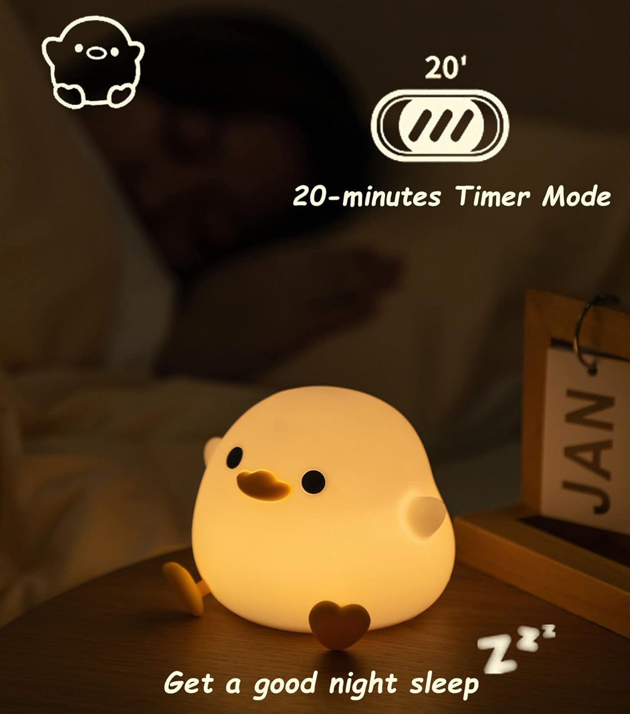 GlowBuddy™ Duck Silicone Nightlight