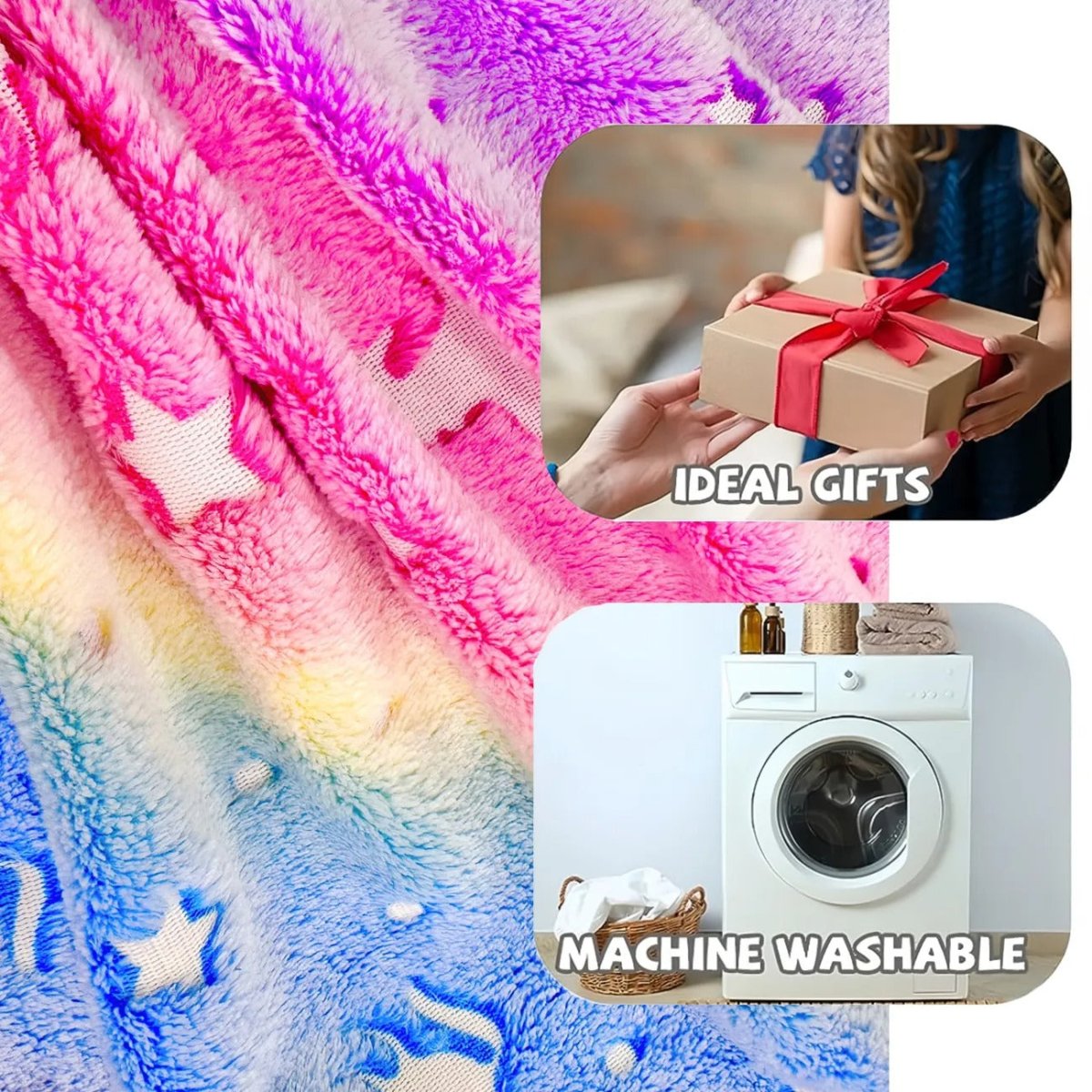 GlowBuddy™ DreamGlow Unicorn Blanket