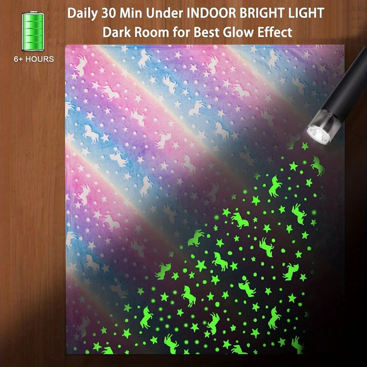 GlowBuddy™ DreamGlow Unicorn Blanket